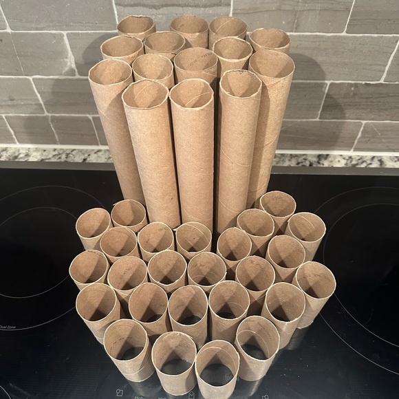 44 Craft Rolls for Crafts, Gardening, or organizing -Paper Towel & Toilet Paper - Picture 6 of 10
